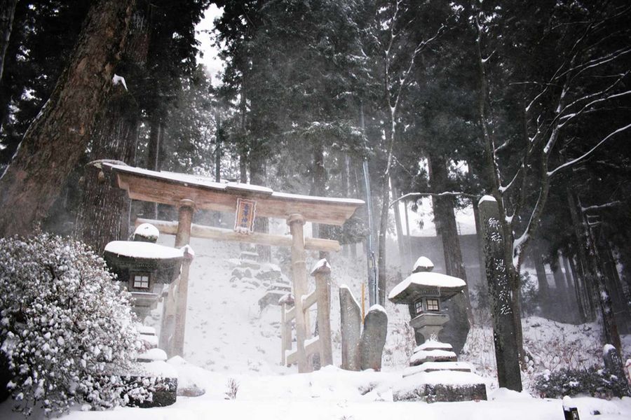 Tempelanlage in Nozawa Onsen